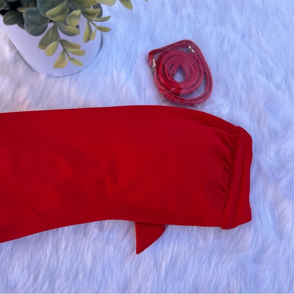 NWOT Juniors' Bandeau Bikini Top - Xhilaration SIZE M - Picture 8 of 15